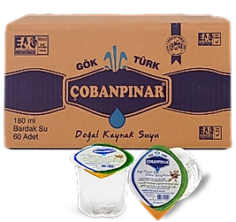 Çobanpınar & Kumsu & Aquasera & Akçapınar180 ml Bardak su (60 Adet)